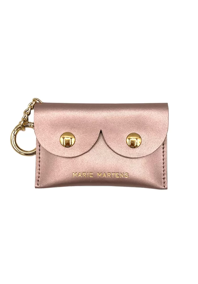 Marie Martens Porte-Cartes Sainte Nitouche Boobs Rose Gold Hot