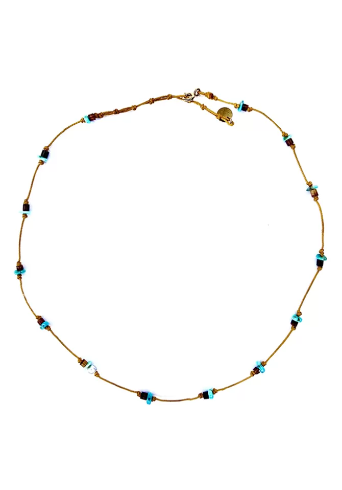 Be By Cat Ras De Cou Turquoise Coquillage Keshi Online