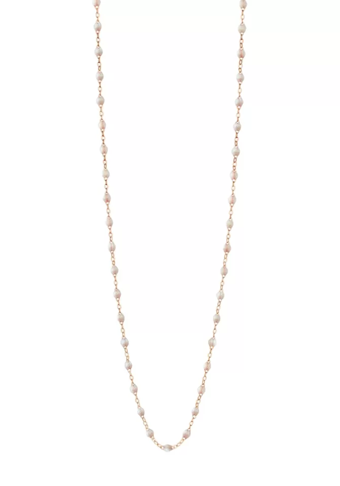 Gigi Clozeau Sautoir Classique Gigi Or Rose Et Résines Opale 60cm Store