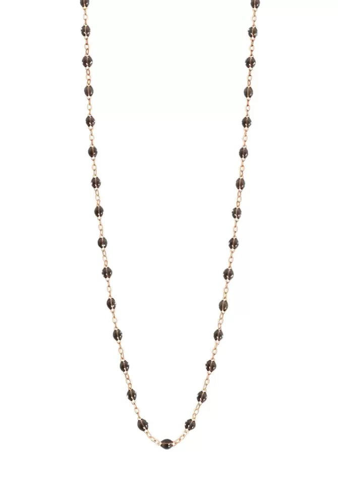 Gigi Clozeau Sautoir Classique Gigi Or Rose Et Résines Quartz 60cm Online