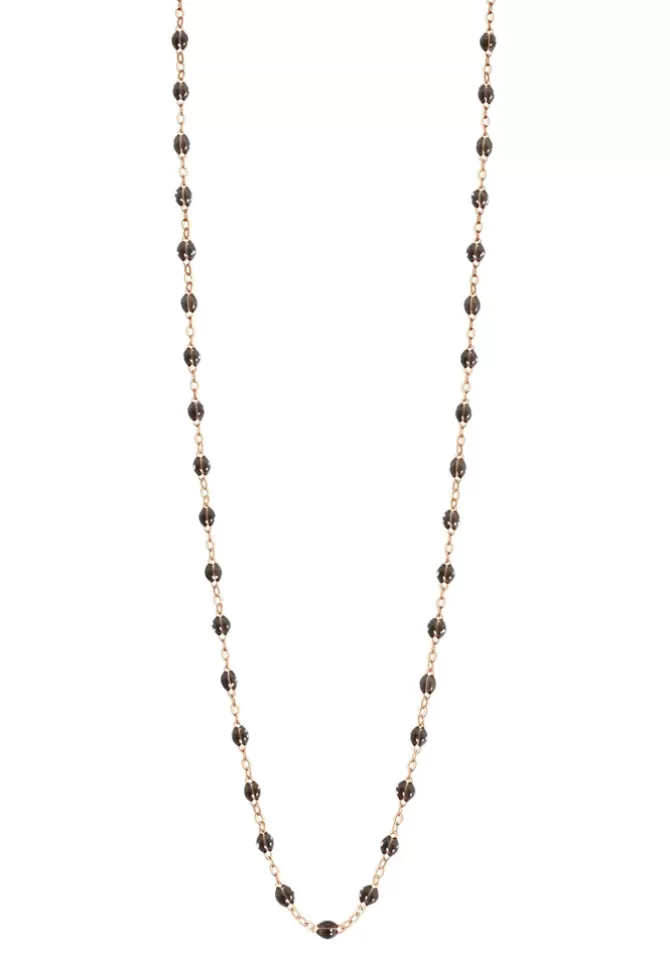 Gigi Clozeau Sautoir Classique Gigi Or Rose Et Résines Quartz 86cm Cheap