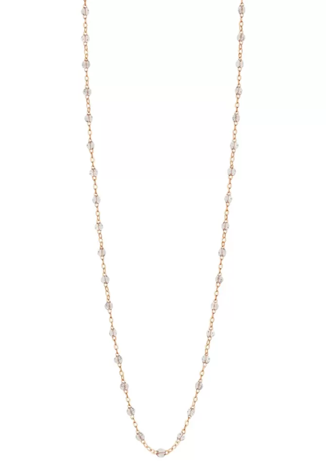 Gigi Clozeau Sautoir Classique Gigi Or Rose Et Résines Sparkle 86cm Cheap