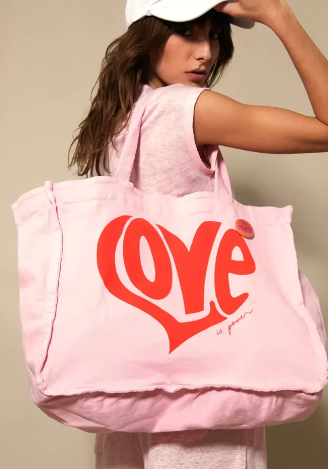 One Tee Tote Bag Anna Love Is Power Rose Sale